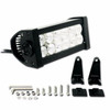 ZONE TECH 36W 7" SPOT WORK SQUARE LED LIGHT BAR LAMP AUTOMOTIVE - BLACK