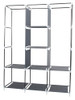 NEAT-LIVING PORTABLE WARDROBE CLOSET W/ COVER - GRAY