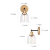 CLASSY LEAVES SCONCE WALL LIGHTING BLACK GOLD MOUNTED CLEAR GLASS A04612-BLK/GLD CLASSY LEAVES SCONCE WALL LIGHTING BLACK GOLD MOUNTED CLEAR GLASS A04612-BLK/GLD