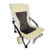 BLISS HAMMOCKS FOLDING BEACH CHAIR, DELUXE - PINEAPPLE