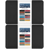SKY SOLUTIONS ANTI FATIGUE FLOOR MAT 3/4" THICK 20" X 39" 2 PACK - BLACK