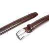 CARLO FELLINI MEN DRESS BELT, HAND MADE 100% COW LEATHER, SIZE: 34/36 MAHOGANY CARLO FELLINI MEN DRESS BELT, HAND MADE 100% COW LEATHER, SIZE: 34/36 MAHOGANY