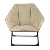 AMAZON BASICS HEXAGON FOLDING CHAIR - BEIGE
