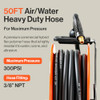 SuperHandy Air Hose Reel Retractable 3/8" x 50' Feet GUR075 - ORANGE SuperHandy Air Hose Reel Retractable 3/8" x 50' Feet GUR075 - ORANGE
