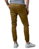 MJP-602TB GALAXY BY HARVIC MEN'S BASIC STRETCH TWILL JOGGERS Timber Size M New