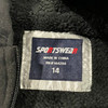 SPORTSWEAR FULL ZIP JACKET - SIZE: MEN 14 - BLACK New