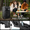 GEYGUY GTSK12-2 DSP PORTABLE BLUETOOTH PA SYSTEM SPEAKER 2 WIRELESS MICS