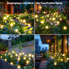Solar Lights Outdoor Garden Decor: Unique Gardening Gifts for Mom - 4 Pack
