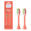 PHILIPS SONICARE 2PK BRUSH HEADS - CORAL, BH1022/01 New
