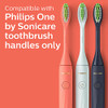 PHILIPS SONICARE 2PK BRUSH HEADS - CORAL, BH1022/01 New