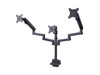 Startech Triple monitor desk mount with support up to 27" monitors with height