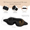 FLYCOCO SLEEP MASK - 3D CONTOURED CUP, AIR M AT240711001 - CLASSIC BLACK
