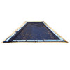 BLUE WAVE 18-FT X 36-FT RECTANGULAR LEAF NET IN GROUND POOL COVER - BLACK