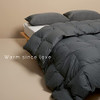 AIRLUCK Luxury Feather Down Comforter King Size,All Seasons,106"x90" - Gray