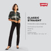 LEVI'S WOMENS MID RISE CLASSIC STRAIGHT JEAN - SIZE: WOMEN 18 M - CAVE WALL New