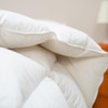 BEVINK Feather Down Comforter Queen/Full Size Solid White All Seasons New