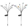 GUSTAVE 8LED SOLAR FIREFLY OUTDOOR WATERPROOF STAKE LIGHTS GARDEN DECORATIVE 4PK GUSTAVE 8LED SOLAR FIREFLY OUTDOOR WATERPROOF STAKE LIGHTS GARDEN DECORATIVE 4PK
