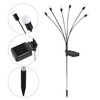 GUSTAVE 8LED SOLAR FIREFLY OUTDOOR WATERPROOF STAKE LIGHTS GARDEN DECORATIVE 4PK GUSTAVE 8LED SOLAR FIREFLY OUTDOOR WATERPROOF STAKE LIGHTS GARDEN DECORATIVE 4PK