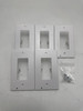 NIKOU LIGHT SENSOR WALL OUTLET COVER SOCKET PLATE LED NIGHT LIGHT 5 PACK - WHITE