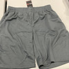 JUMP START MENS MOISTURE WICKING PERFORMANCE MESH SHORTS - SIZE: L - CHARCOAL New