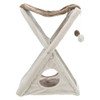 01-44771 TRIXIE MIGUEL FOLD AND STORE CAT TOWER, 25.5" H - GREIGE