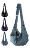 NOAH & PAW DOG SLING CARRIER FOR SMALL DOGS AND CATS, MACHINE WASHABLE - GRAY