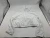 GENERIC WOMEN'S CROP TOP HOODIE - SIZE: WOMEN S - WHITE New