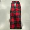 BELLO WOMENS EXTRA SOFT FLEECE PAJAMA PANTS - SIZE: WOMEN M - RED/BLACK New