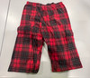 BELLO WOMENS EXTRA SOFT FLEECE PAJAMA PANTS - SIZE: WOMEN M - RED/BLACK New