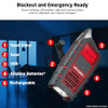 ETON ODYSSEY HAND CRANK NOAA WEATHER RADIO NFRX6ODYSSEY - RED