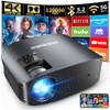 GOODEE PROJECTOR 4K WIFI BLUETOOTH FHD 1080P MINI PROJECTOR - TITANIUM GRAY New