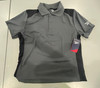 REEBOK WOMENS SHORT SLEEVE POLO - SIZE: WOMEN L - GRAPHITE/BLACK