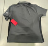 REEBOK WOMENS SHORT SLEEVE POLO - SIZE: WOMEN L - GRAPHITE/BLACK