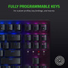 RAZER BLACKWIDOW V3 TKL GAMING KEYBOARD: YELLOW MECHANICAL SWITCHES - BLACK