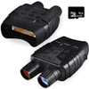 OMOTOR DIGITAL NIGHT VISION BINOCULARS 2.3" TFT 4" OUTER LCD LCD VIDEO BLACK