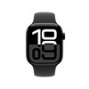 Apple Watch Series 10 GPS, 42mm - Black Alum Case with Blk Sport Band - M/L