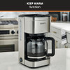 KRUPS NEWER MODEL DRIP COFFEE MAKER, 10-CUP - SILVER