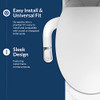 BIO BIDET SLIMTWIST BIDET ATTACHMENT, NON ELECTRIC, RETRACTABLE DUAL - WHITE