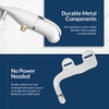 BIO BIDET SLIMTWIST BIDET ATTACHMENT, NON ELECTRIC, RETRACTABLE DUAL - WHITE