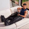 SHARPER IMAGE AIR COMPRESSION BOOTS LARGE/XL MASSAGER 5 MODES 5 LEVELS - BLACK