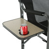ARROWHEAD OUTDOOR FOLDING DIRECTOR’S CHAIR - BLACK
