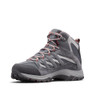 COLUMBIA WOMEN'S CRESTWOOD MID WATERPROOF GRAPHITE/DAREDEVIL SIZE 10.5