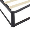 Amazon Basics Metal Platform Bed Frame Wood Slat Support 6" Full - Black