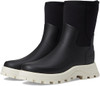 HUNTER WOMENS CITY EXPLORER SHORT NEOPRENE BOOTS - SIZE: 8 - BLACK/SHADE WHITE
