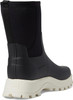 HUNTER WOMENS CITY EXPLORER SHORT NEOPRENE BOOTS - SIZE: 8 - BLACK/SHADE WHITE