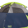 COLEMAN 2-PERSON DOME CAMPING TENT RAINFLY SETS UP IN 10 MINS - NAVY New