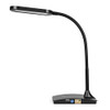 TW LIGHTING IVY LED DESK LAMP WITH USB PORT FOR HOME OFFICE SUPER BRIGHT - BLACK