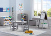 DELTA CHILDREN MYSIZE KIDS DOUBLE-SIDED STORAGE EASEL TE87600GN-026 - GREY