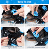 COMMOUDS LIGHTWEIGHT SNOW SHOES MEN WOMEN YOUTH KIDS - BLUE