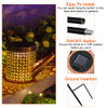 LEDEAK Solar Hanging Lantern Garden Fairylight, Metal String - Copper Coins LEDEAK Solar Hanging Lantern Garden Fairylight, Metal String - Copper Coins
